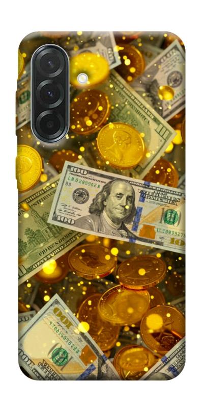 Чехол itsPrint Gold and dollars для Samsung Galaxy A37 5G, деньги, купить оптом с доставкой