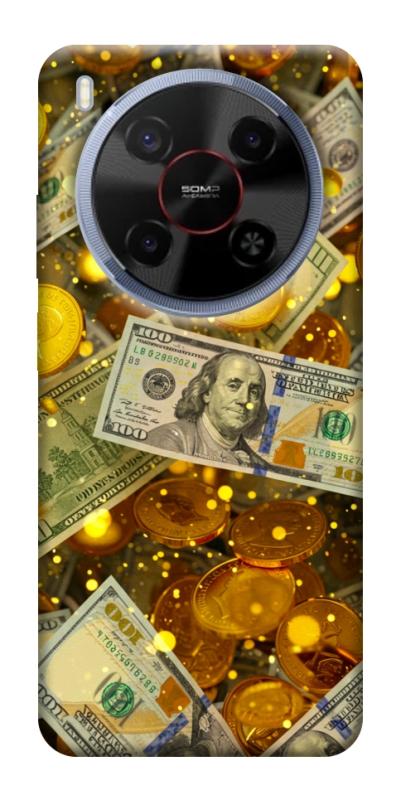Чехол itsPrint Gold and dollars для ZTE Nubia V70 Max, деньги, купить оптом с доставкой