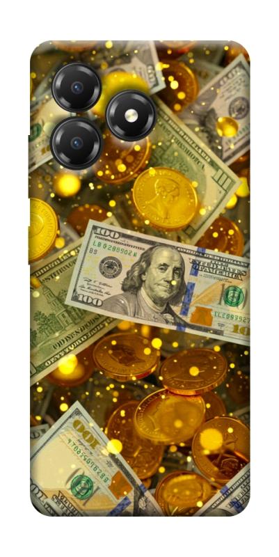 Чохол itsPrint Gold and dollars для ZTE Blade A36, гроші, купити оптом з доставкою