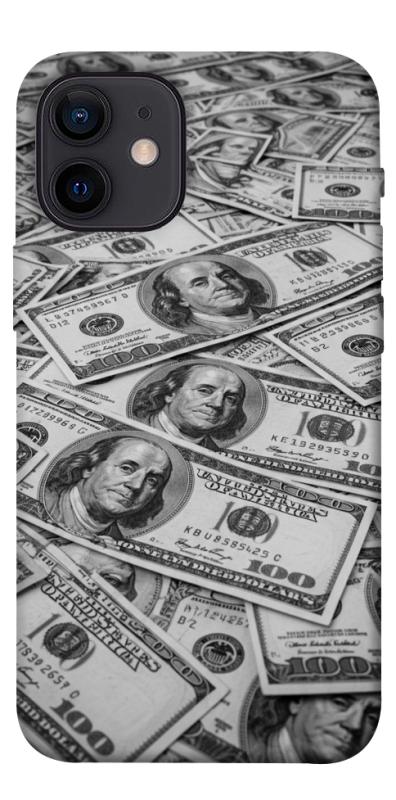 Чехол itsPrint Dollars background для Apple iPhone 12 mini (5.4"), деньги, купить оптом с доставкой