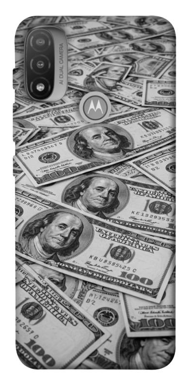 Чехол itsPrint Dollars background для Motorola Moto E20, деньги, купить оптом с доставкой