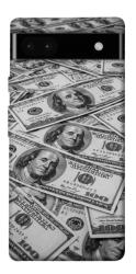 Чехол itsPrint Dollars background для Google Pixel 6a