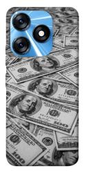 Чехол itsPrint Dollars background для TECNO Spark 10 Pro