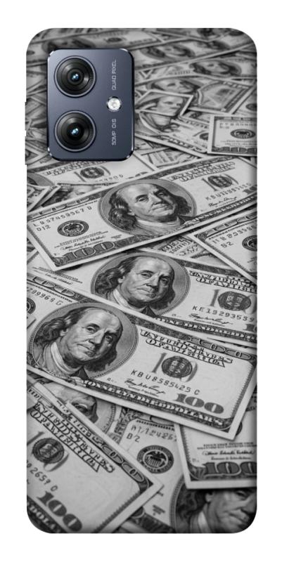 Чехол itsPrint Dollars background для Motorola Moto G54, деньги, купить оптом с доставкой