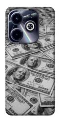 Чехол itsPrint Dollars background для Infinix Hot 40i