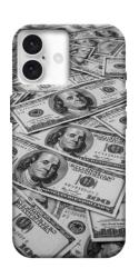 Чехол itsPrint Dollars background для Apple iPhone 16 Plus (6.7")