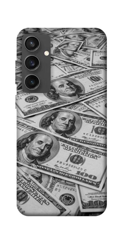 Чехол itsPrint Dollars background для Samsung Galaxy S24 FE, деньги, купить оптом с доставкой