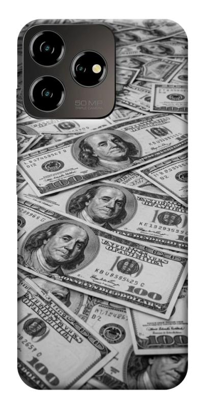 Чехол itsPrint Dollars background для ZTE Blade V50 Desing 4G, деньги, купить оптом с доставкой