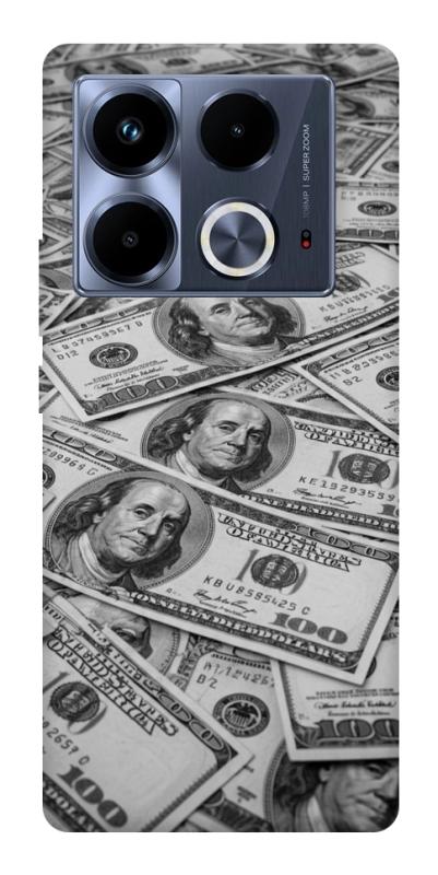Чехол itsPrint Dollars background для Infinix Note 40 4G, деньги, купить оптом с доставкой