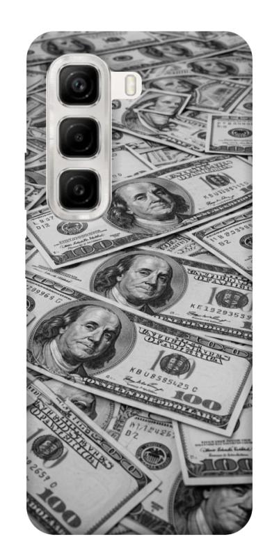 Чехол itsPrint Dollars background для Infinix Hot 50 4G, деньги, купить оптом с доставкой