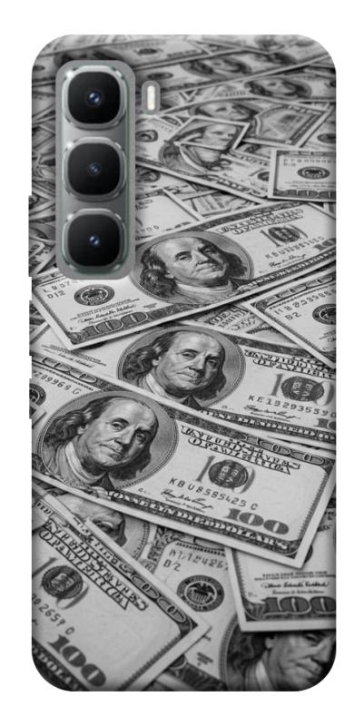 Чехол itsPrint Dollars background для Infinix Hot 60 Pro, деньги, купить оптом с доставкой