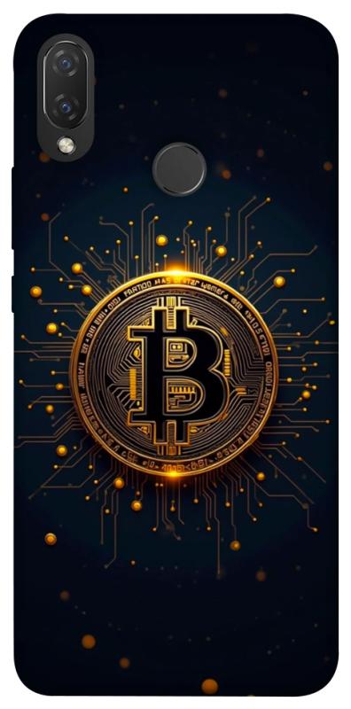 Чехол itsPrint Bitcoin для Huawei P Smart+ (nova 3i), деньги, купить оптом с доставкой