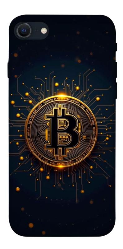Чехол itsPrint Bitcoin для Apple iPhone SE (2020), деньги, купить оптом с доставкой
