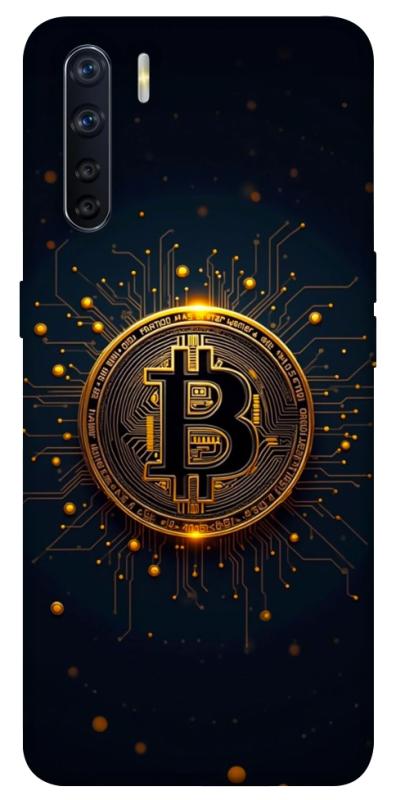 Чохол itsPrint Bitcoin для Oppo A91, гроші, купити оптом з доставкою