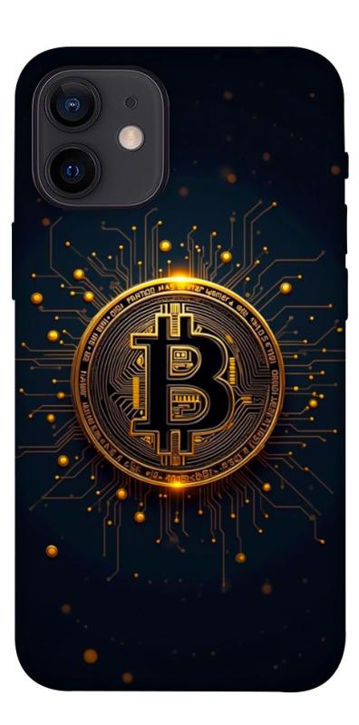 Чехол itsPrint Bitcoin для Apple iPhone 12 mini (5.4"), деньги, купить оптом с доставкой