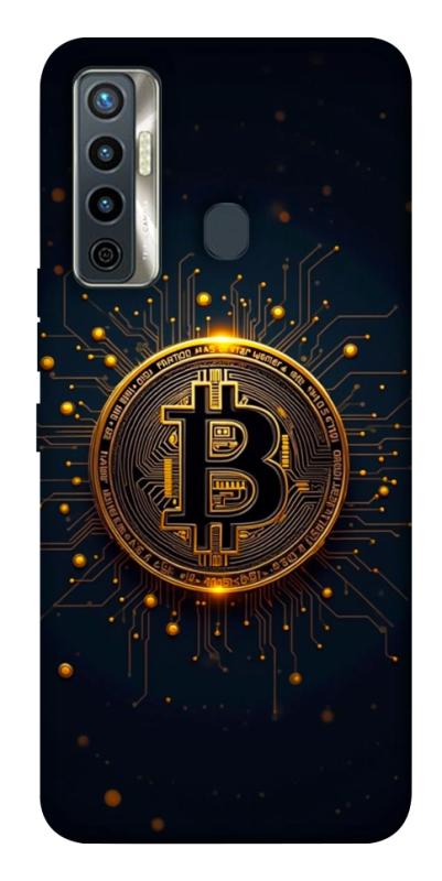 Чехол itsPrint Bitcoin для TECNO Camon 17 Pro, деньги, купить оптом с доставкой
