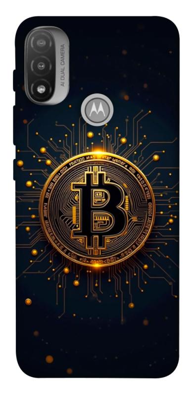 Чехол itsPrint Bitcoin для Motorola Moto E20, деньги, купить оптом с доставкой