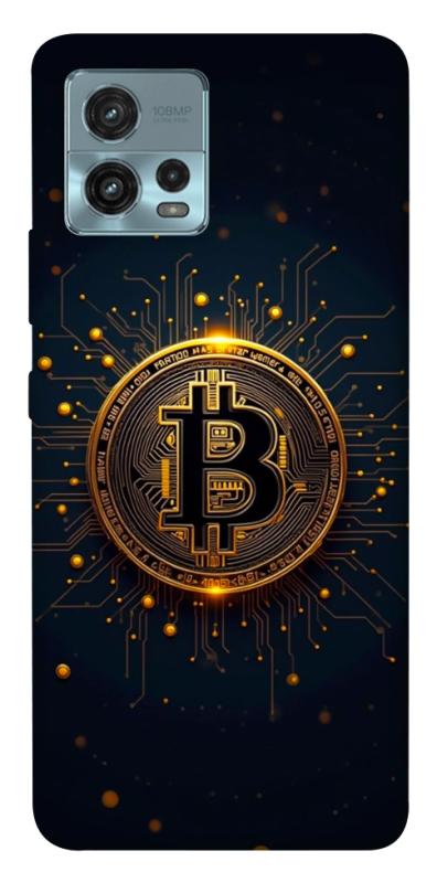 Чехол itsPrint Bitcoin для Motorola Moto G72, деньги, купить оптом с доставкой