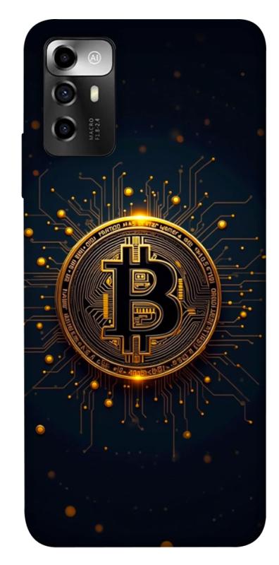 Чехол itsPrint Bitcoin для ZTE Blade V40 Vita, деньги, купить оптом с доставкой