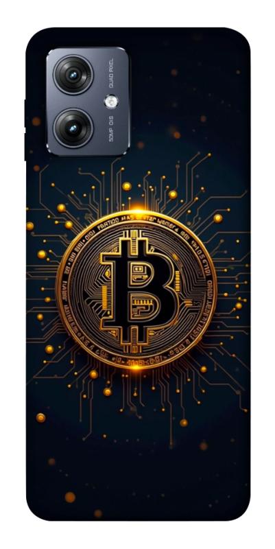 Чехол itsPrint Bitcoin для Motorola Moto G54, деньги, купить оптом с доставкой
