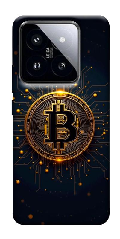 Чохол itsPrint Bitcoin для Xiaomi 14 Pro, гроші, купити оптом з доставкою