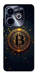 Чохол itsPrint Bitcoin для Infinix Hot 40i