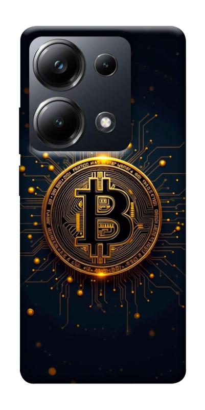 Чехол itsPrint Bitcoin для Xiaomi Redmi 13 4G / Poco M6 4G, деньги, купить оптом с доставкой