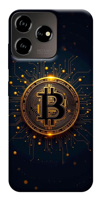 Чехол itsPrint Bitcoin для ZTE Blade V50 Desing 4G, деньги, купить оптом с доставкой