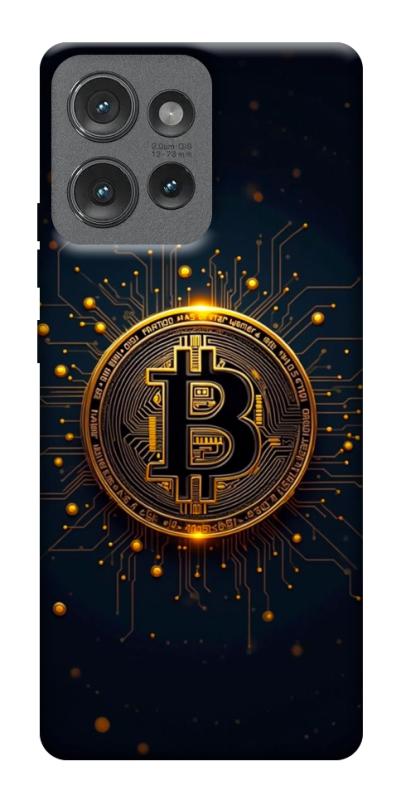 Чехол itsPrint Bitcoin для Motorola Edge 50, деньги, купить оптом с доставкой