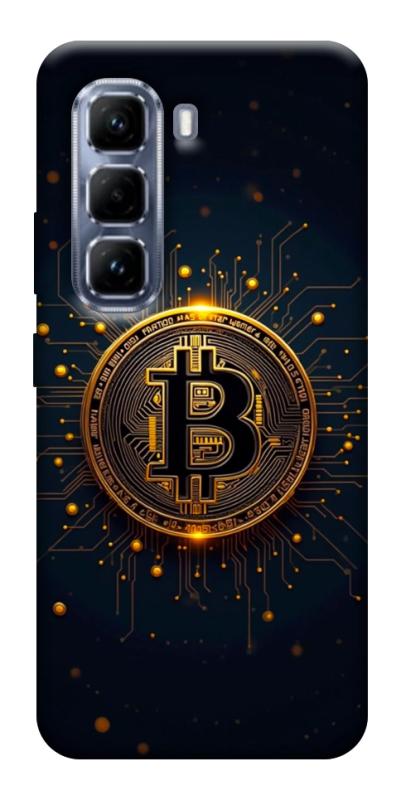 Чехол itsPrint Bitcoin для Infinix Hot 50 Pro, деньги, купить оптом с доставкой