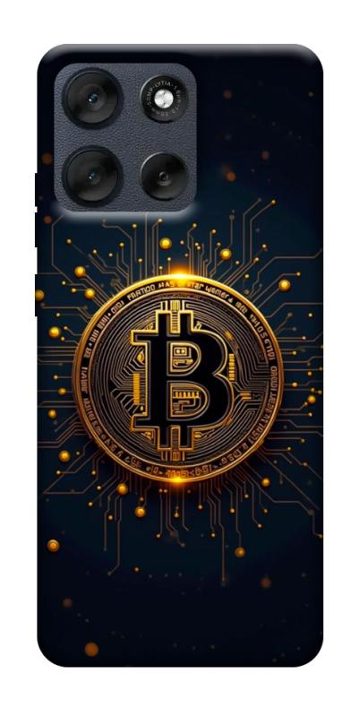 Чехол itsPrint Bitcoin для Motorola Moto G56 5G, деньги, купить оптом с доставкой