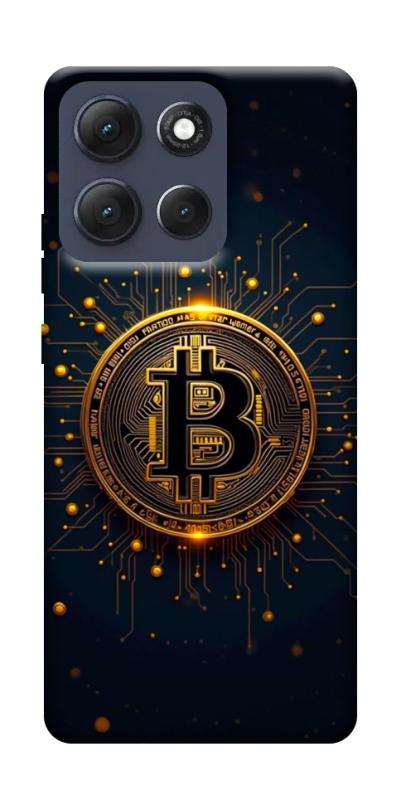Чехол itsPrint Bitcoin для Motorola Moto G86 Power, деньги, купить оптом с доставкой