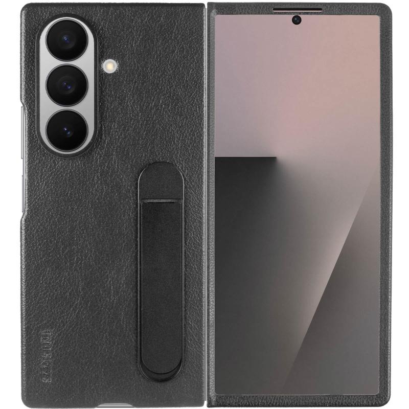 Шкіряний чохол Leather Case (AAA) with stand для Samsung Galaxy Z Fold7 на малюнкі №2