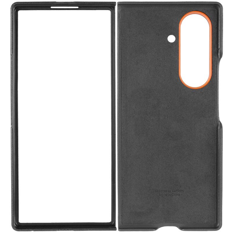 Шкіряний чохол Leather Case (AAA) with stand для Samsung Galaxy Z Fold7 на малюнкі №4