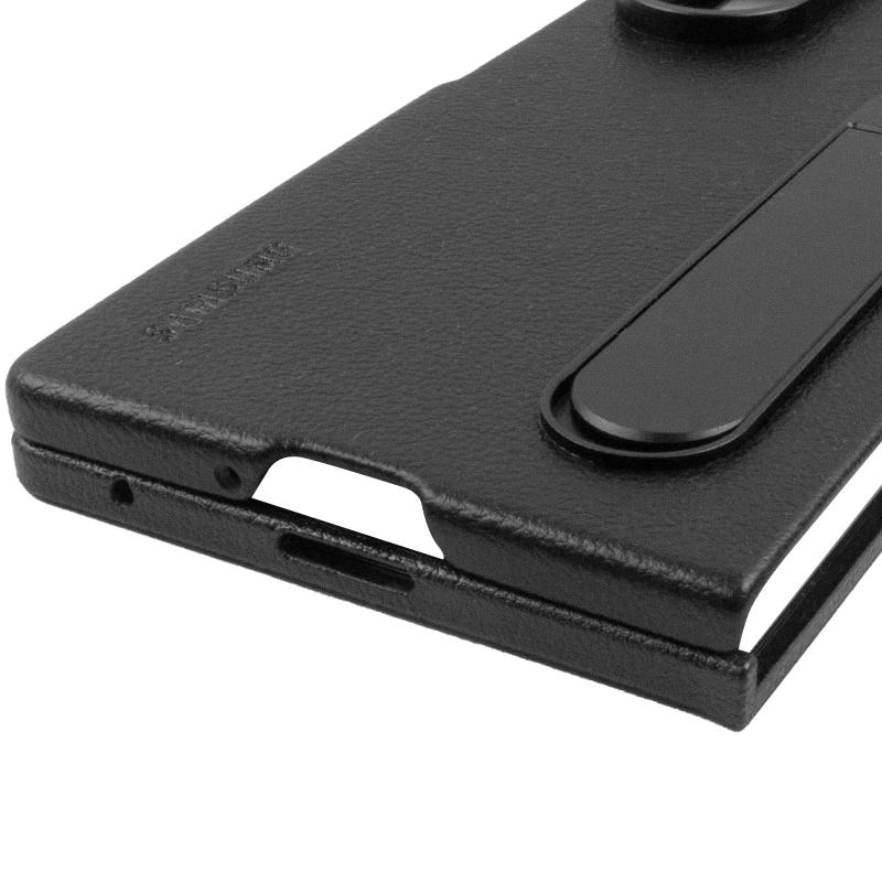 Шкіряний чохол Leather Case (AAA) with stand для Samsung Galaxy Z Fold7 на малюнкі №6