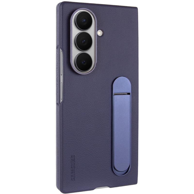 Шкіряний чохол Leather Case (AAA) with stand для Samsung Galaxy Z Fold7 на малюнкі №1