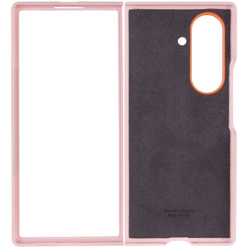 Уценка Кожаный чехол Leather Case (AAA) with stand для Samsung Galaxy Z Fold7, Вскрытая упаковка / Pink 2, Искусственная кожа, купить оптом с доставкой