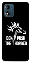 Чехол itsPrint Dont push the horses для Motorola Moto E13