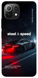 Чехол itsPrint Black and red care для Xiaomi Mi 11 Lite