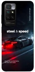 Чохол itsPrint Black and red care для Xiaomi Redmi 10