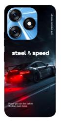 Чохол itsPrint Black and red care для TECNO Spark 10 Pro