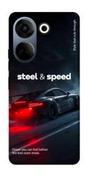 Чохол itsPrint Black and red care для TECNO Camon 20 Pro (CK7n)