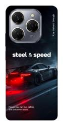 Чехол itsPrint Black and red care для TECNO Spark 20 Pro