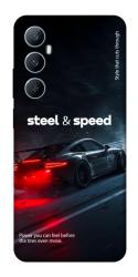 Чехол itsPrint Black and red care для Realme C65 4G