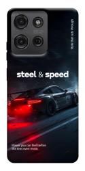 Чехол itsPrint Black and red care для Motorola Moto G75 5G