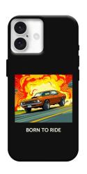 Чехол itsPrint BORN to RIDE для Apple iPhone 16 (6.1")