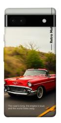 Чехол itsPrint Retro auto для Google Pixel 6a