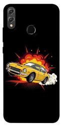 Чехол itsPrint Retro comics car black для Huawei Honor 8X