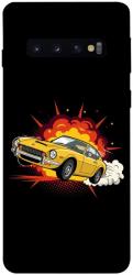 Чехол itsPrint Retro comics car black для Samsung Galaxy S10