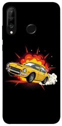 Чехол itsPrint Retro comics car black для Huawei P30 lite